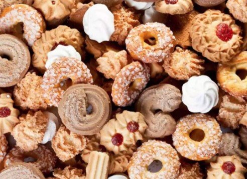 1 Kg Karışık Tatlı Tuzlu Kuru Pasta - Fırın Sıcaklığı